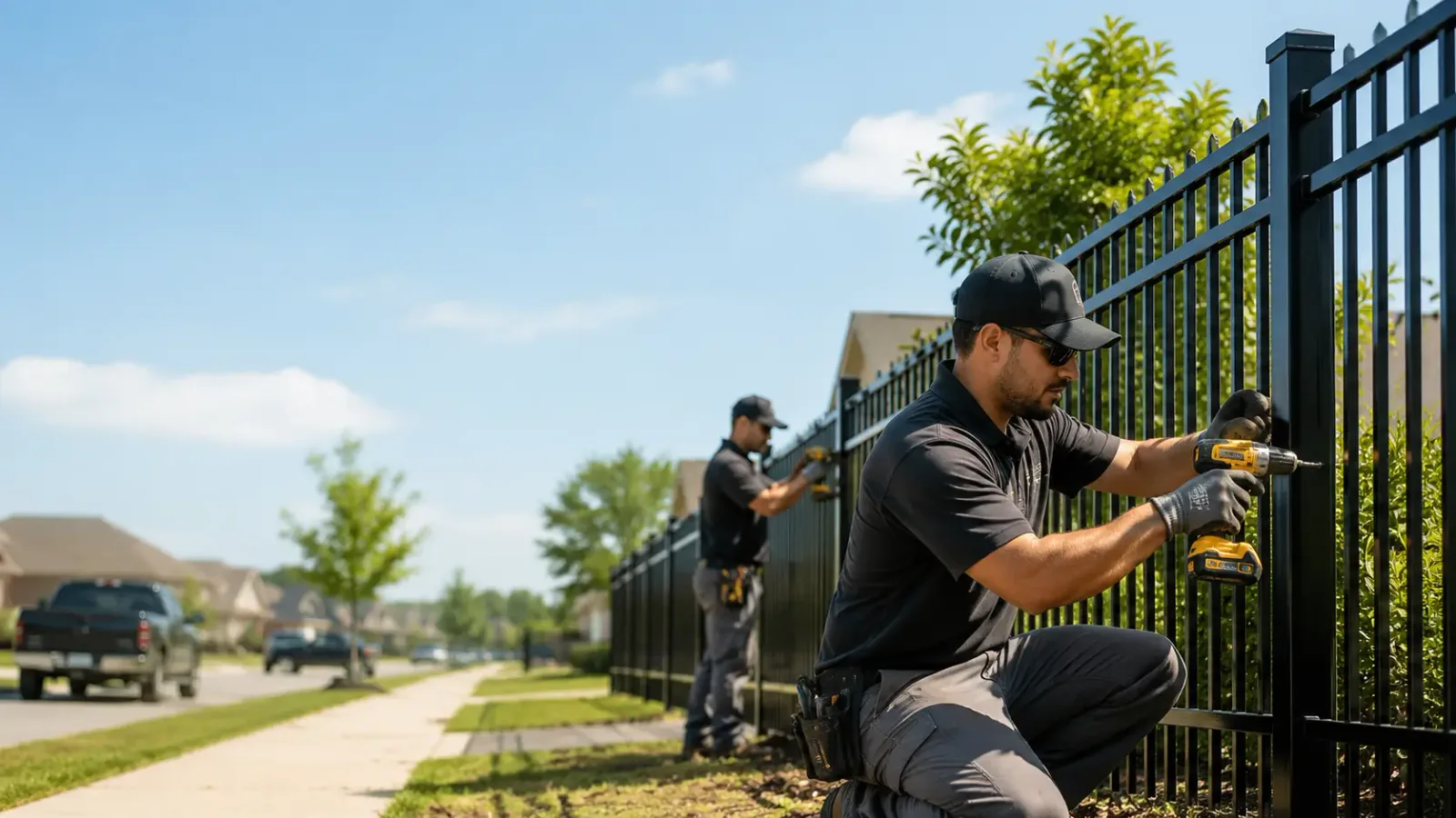 Metal Fence Installation in Somerdale, OH